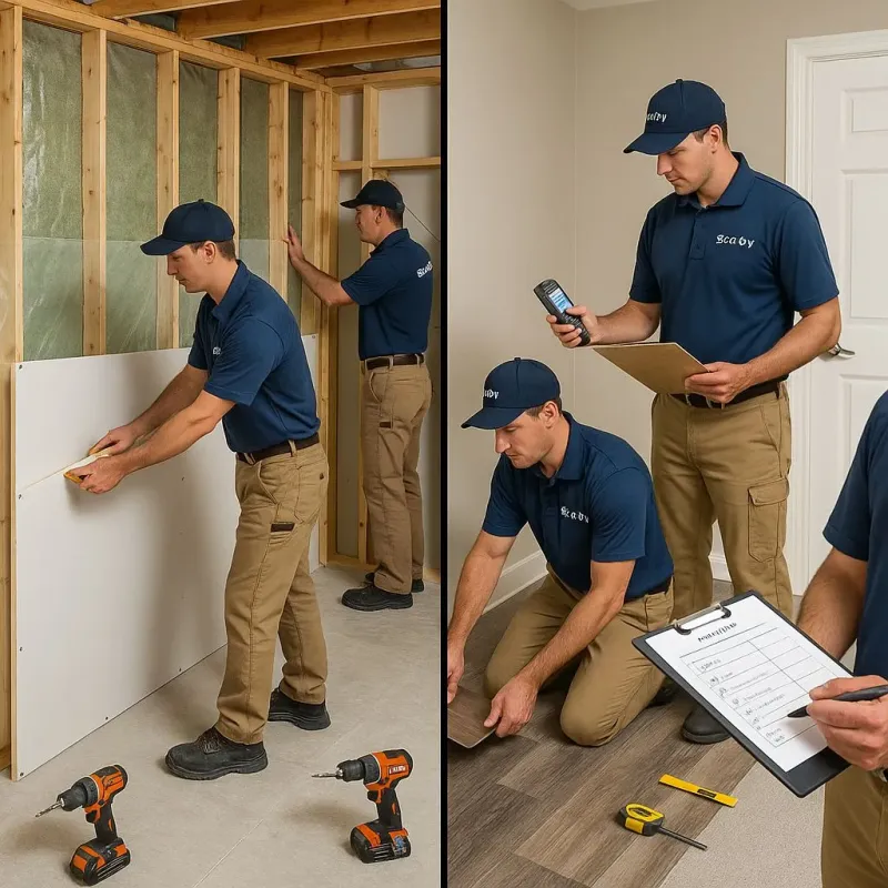 Repairs and Reconstruction process in Harrisburg, IL